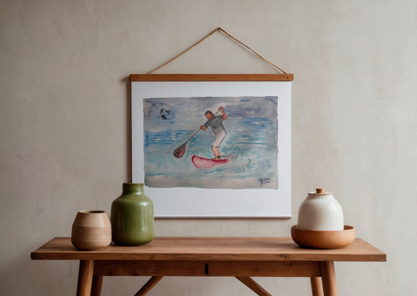 Série Sea, Surf & Salt "Paddle à La Roche" Edition limitée