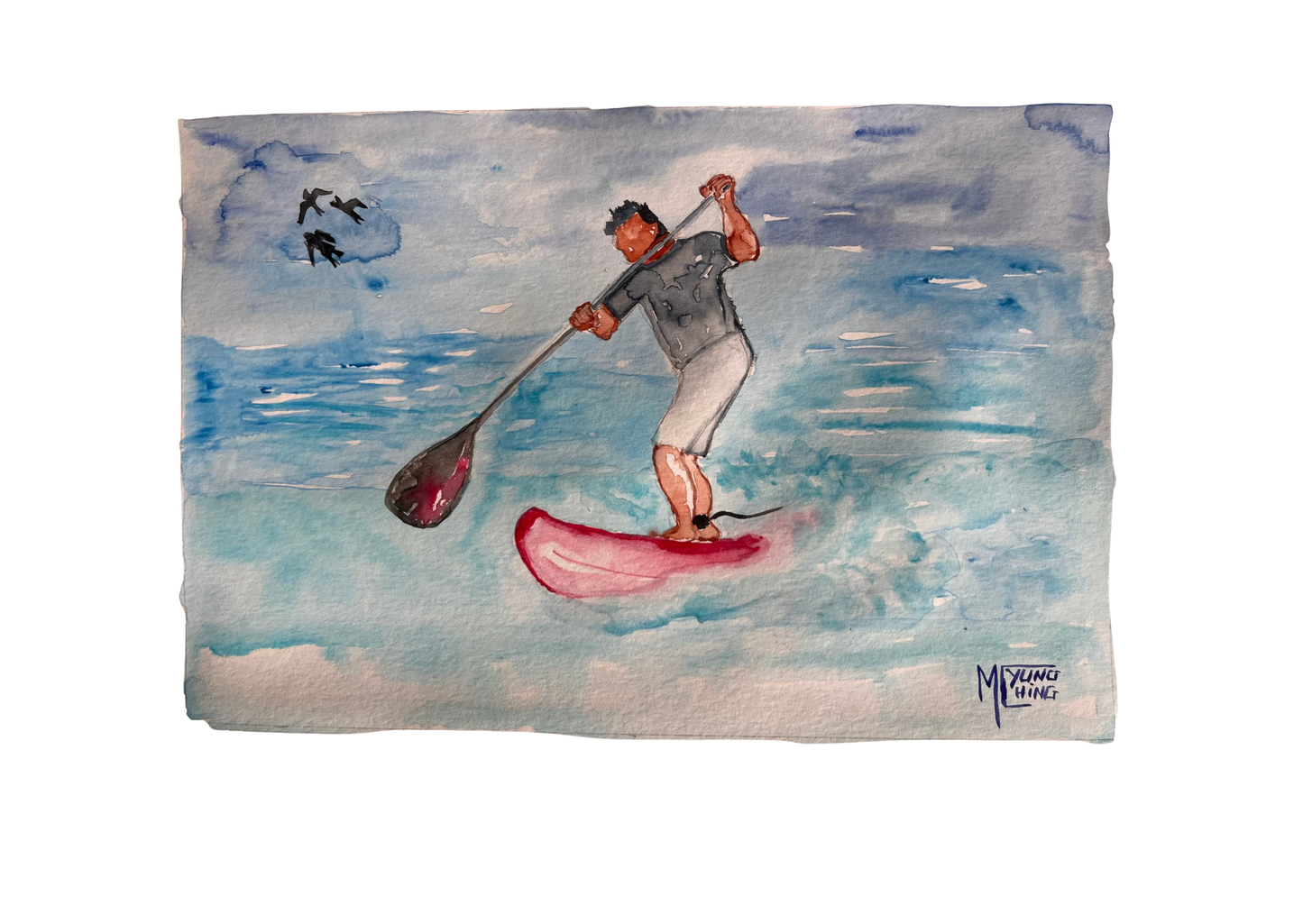 Série Sea, Surf & Salt "Paddle à La Roche" Edition limitée